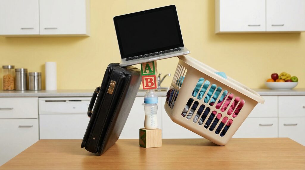 家庭と仕事の両立についての挿入画像