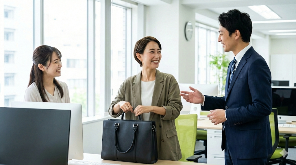 「心理的な相乗効果：専門家と職場、両方の理解から生まれる安心感」についての挿入画像