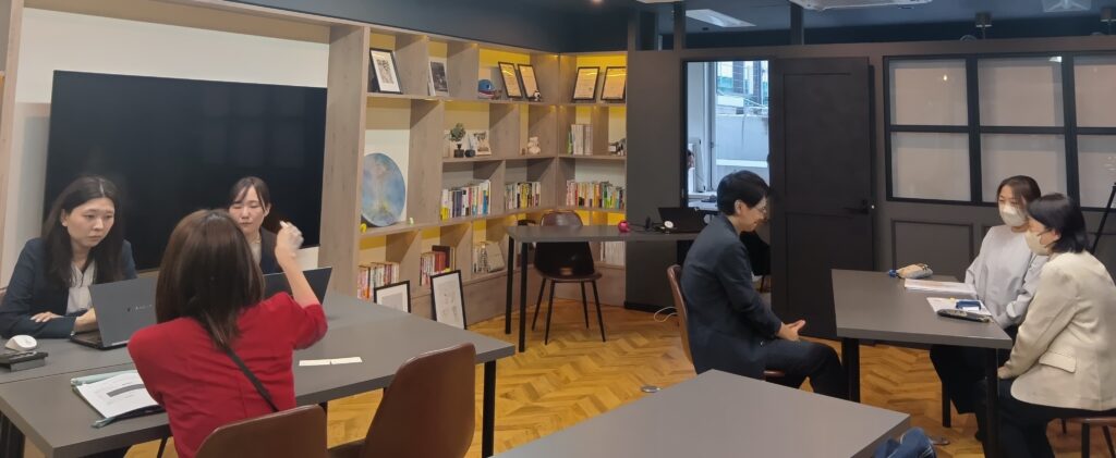 無料相談の様子の説明画像