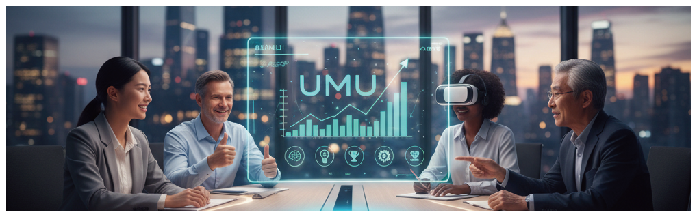 パフォーマンス向上を支援するAI学習プラットフォーム「UMU(ユーム)」とはについての説明画像